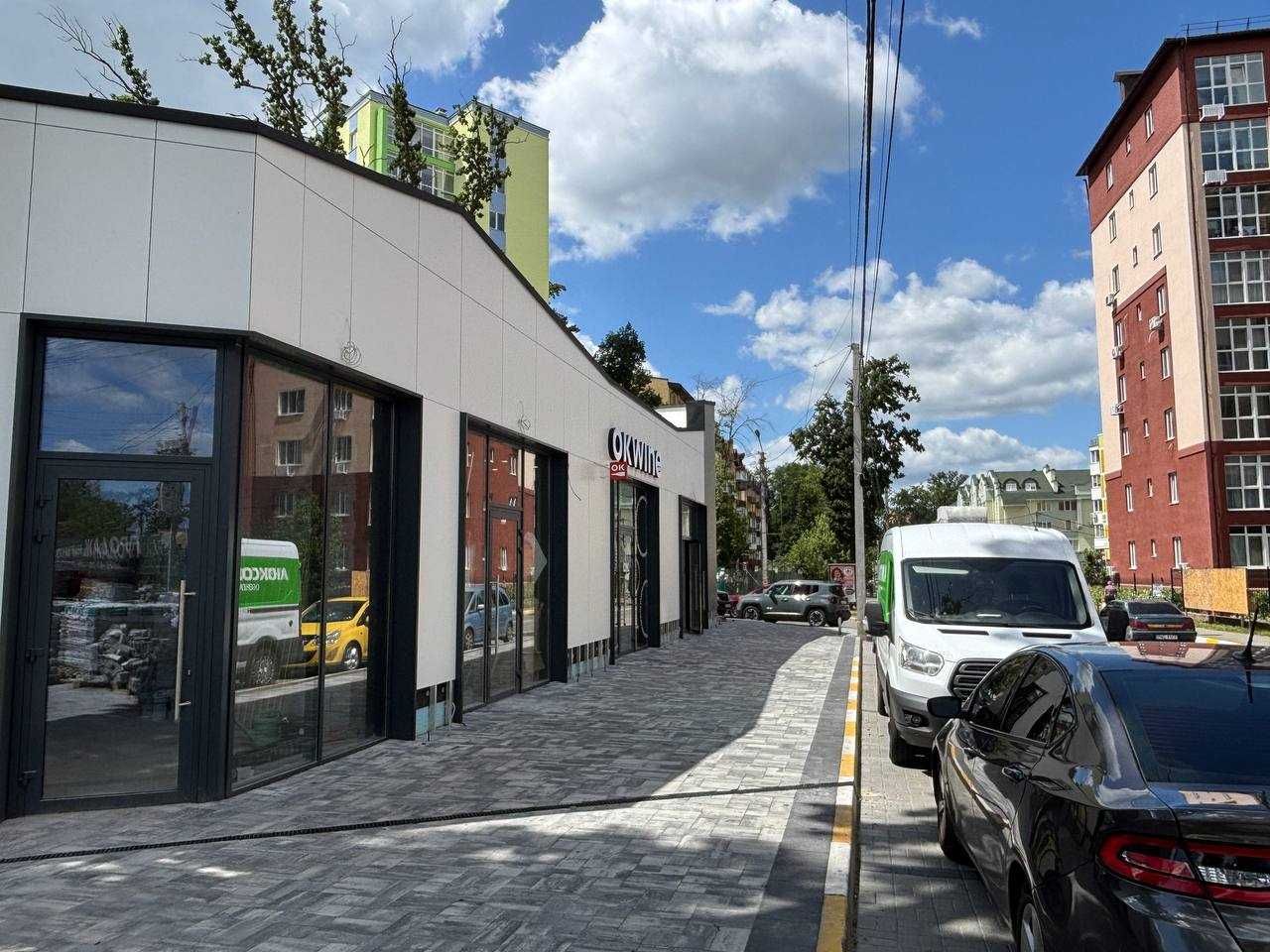 Оренда торгових фасадних приміщень від 40 до 80 м.кв, Мєчнікова, Ірпін