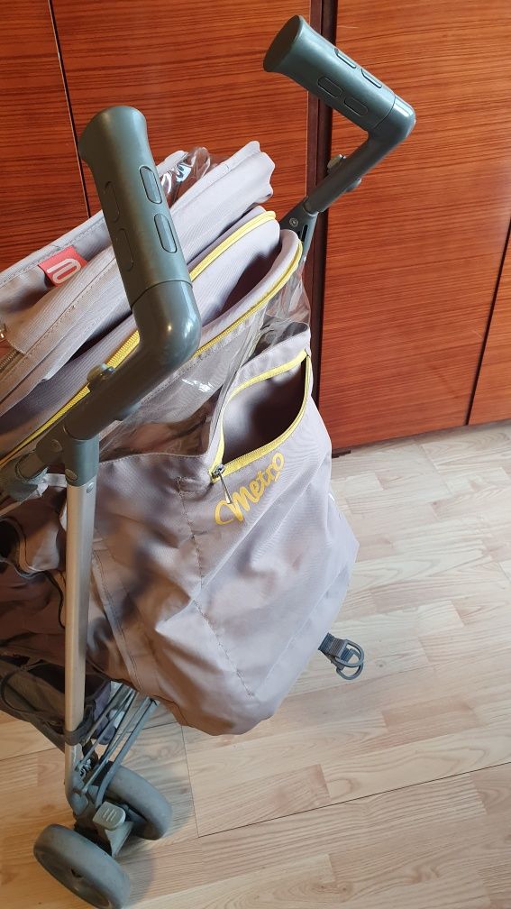 Wózek spacerówka (parasolka)+spiworek+osłonka od deszczu