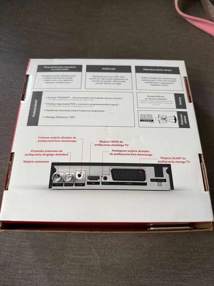 Skymaster Odbiornik drugiej generacji DVB-T2