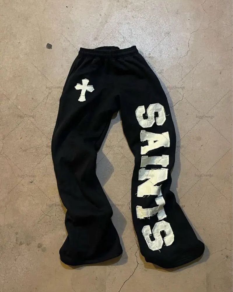 Saints Pants штаны (rap/drip/y2k)