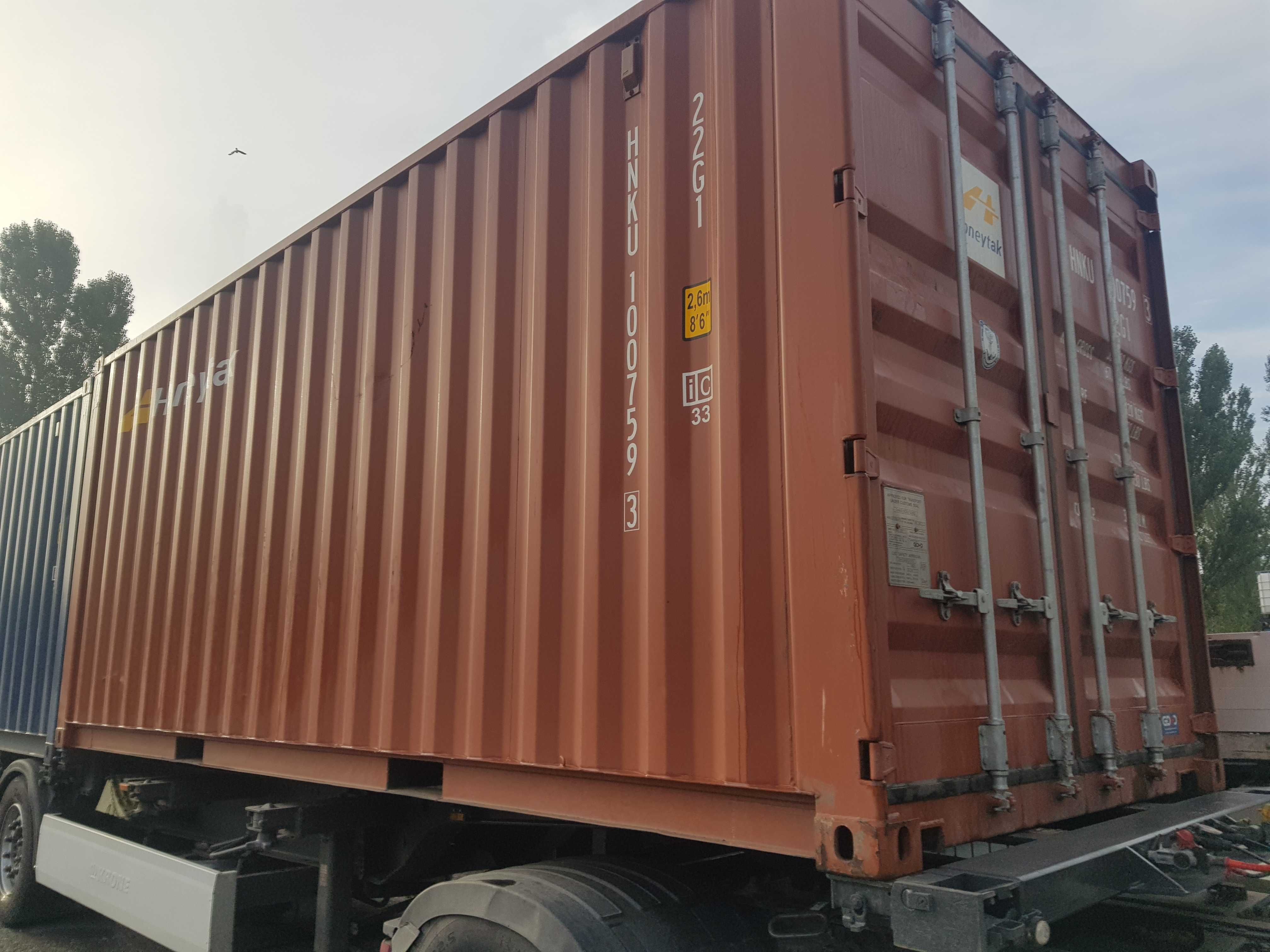 kontener morski nowy 20' ONE WAY kontenery transport HDS