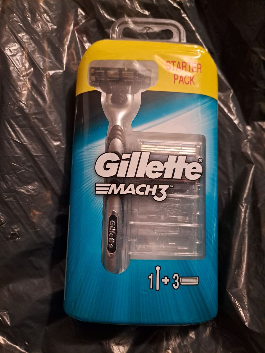 Gillette Mach 3 maszynka plus 3 wklady