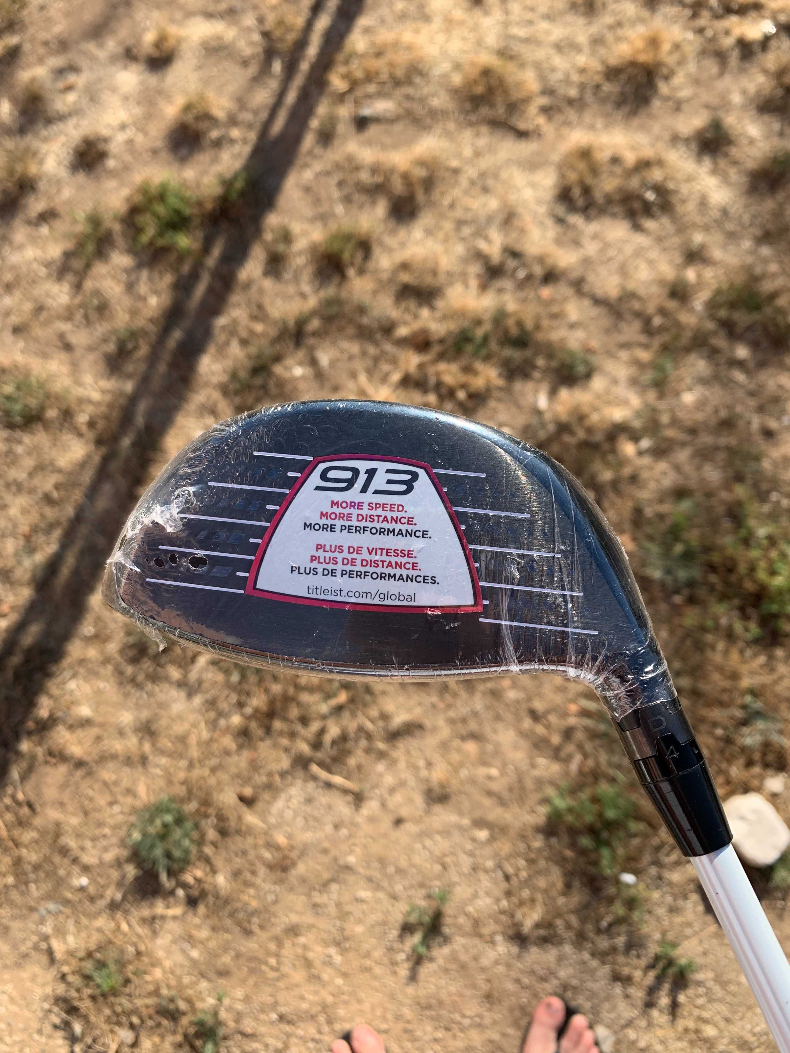 Driver Titleist 913 D3 c/ Vareta UST Mamiya VTS - Para Canhoto (NOVO)