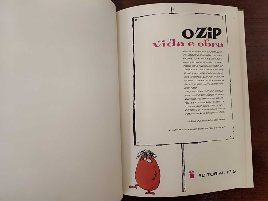 O ZiP Vida e Obra - Editorial Ibis, 1969