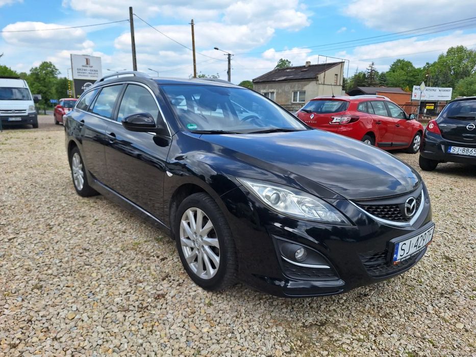 Mazda 6 1.8 benzyna, RVM, Bose, czarna perła, klimatyzacja, 2012 r.