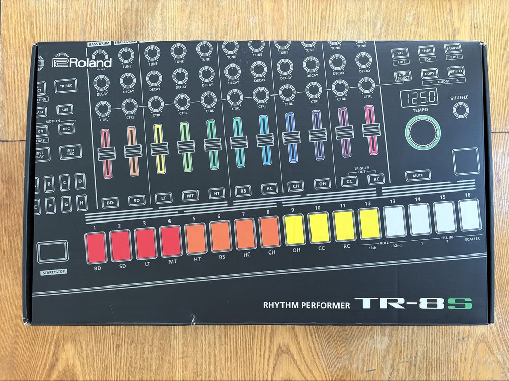 Roland TR-8S + decksaver