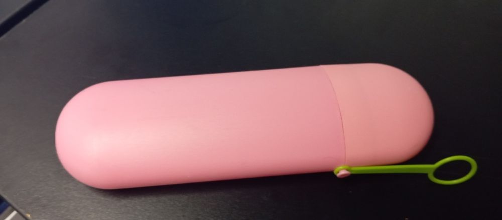 Bolsa rosa plástico