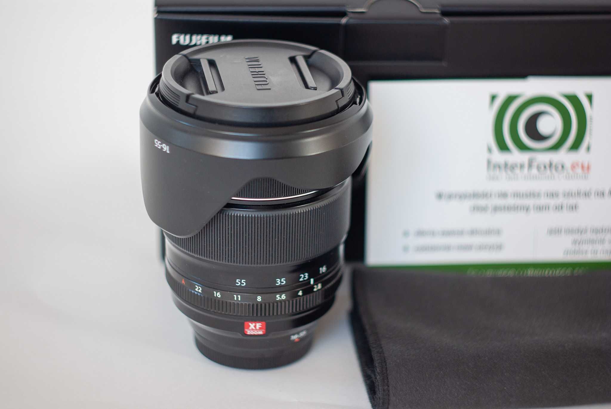 Fujifilm Fujinon XF 16-55 mm f/2.8 R LM WR + filtr polaryzacyjny B+W