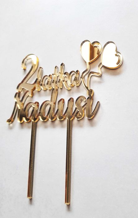 Topper personalizowany imię dziecka