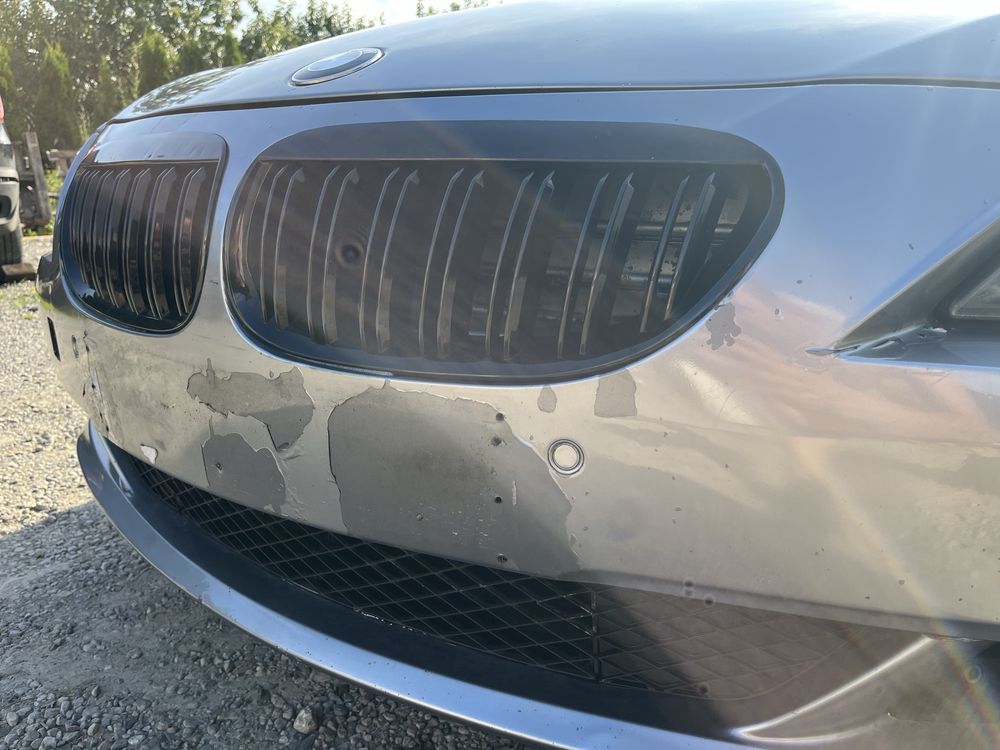 Zderzak przod przedni bmw e63 e64 PDC spryski kpl spacegrau A52/7
