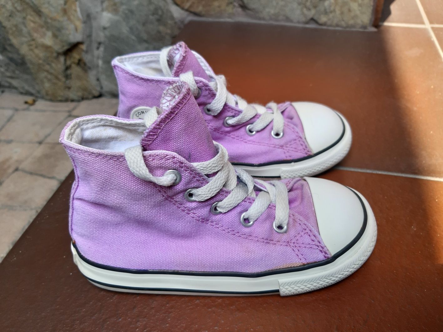 Converse rozm.25 all star fioletowe conversy