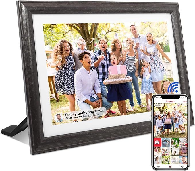 Cyfrowa Ramka Na Zdjęcia Frameo 10,1" Wifi 32Gb, Ekran Dotykowy Hd Ips