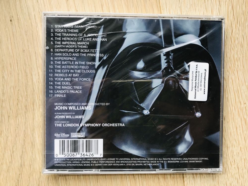 Plyta cd Star Wars the enpire strikes back