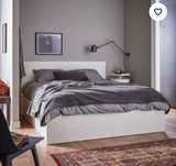 Ikea łóżko z pojemnikiem i materacem Vox 160/200