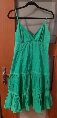 sukienka zielona jak NOWA 40 L  na chrzciny, imprezę