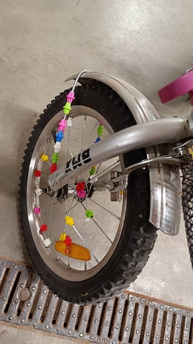 Rower 16" 100% sprawny + prowadnik