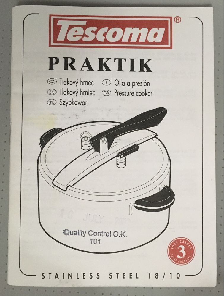 Кастрюля-скороварка Tescoma PRAKTIK 3,5л. 2006р. НОВА в упаківці