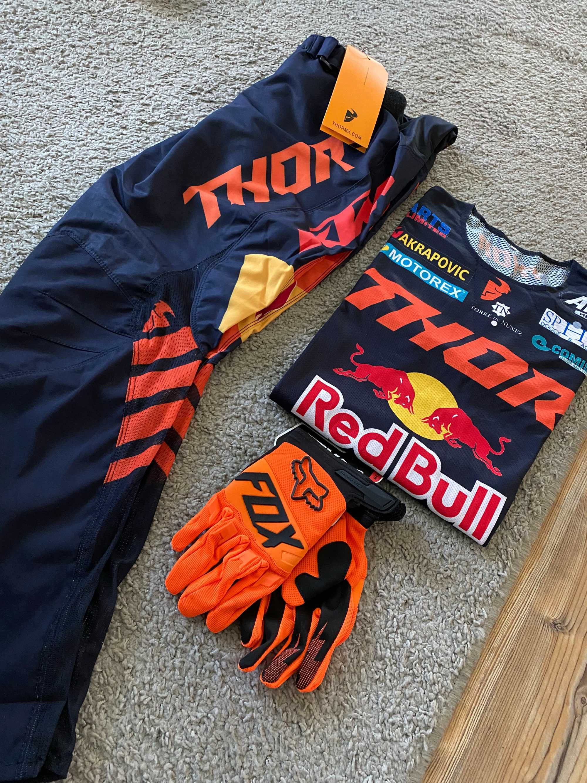 Strój THOR Pulse Navy OLD (KTM RedBull Factory)(cross,quad,enduro,mtb)