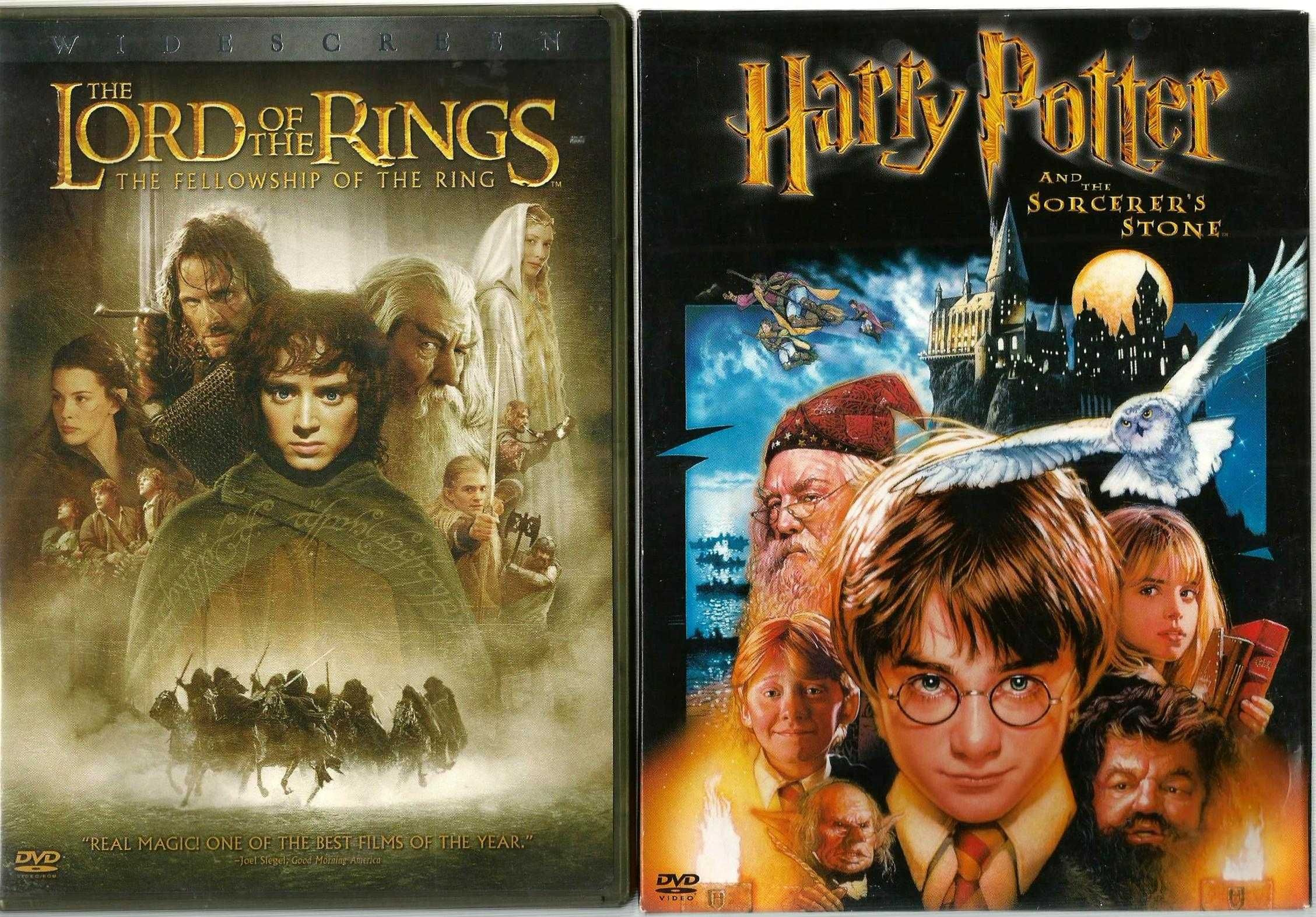 Harry Potter – The Lord of the Rings 4 DVD.