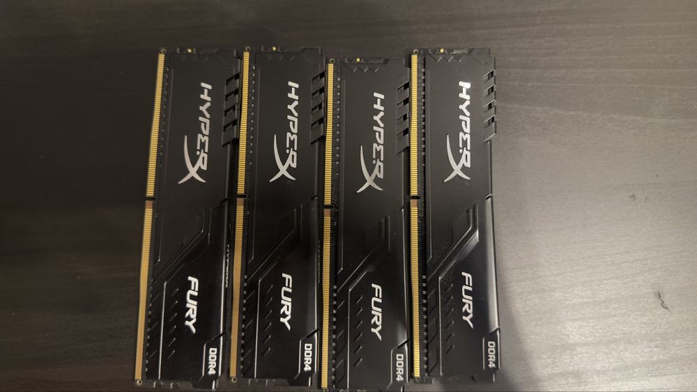 Pamięć HyperX Fury, DDR4, 4x4 16GB, 2666MHz, CL16 (HX426C16FB3/4)