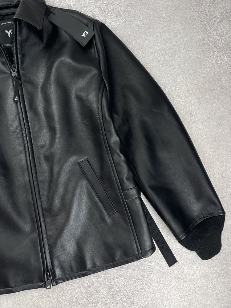 Adidas y-3 pleather bomber jacket куртка унісекс оригінал