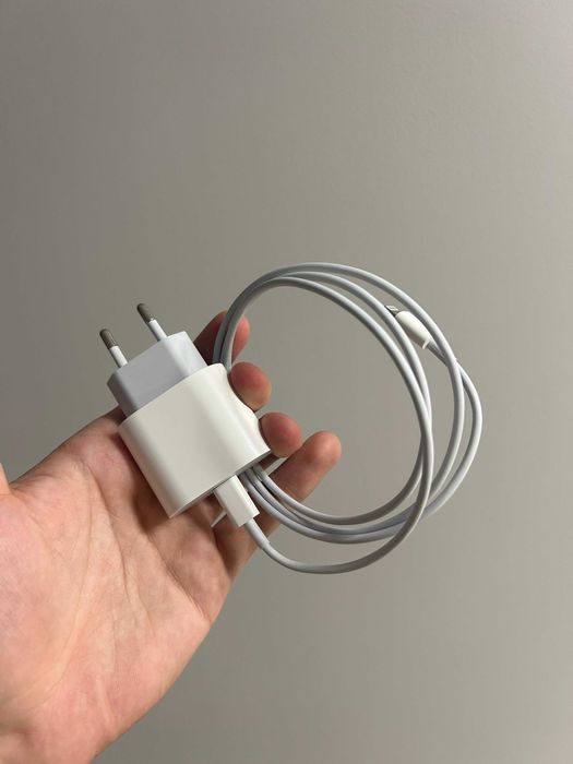 Apple швидкісна зарядка комплект (блок + кабель) Lightning лайтинг 1м