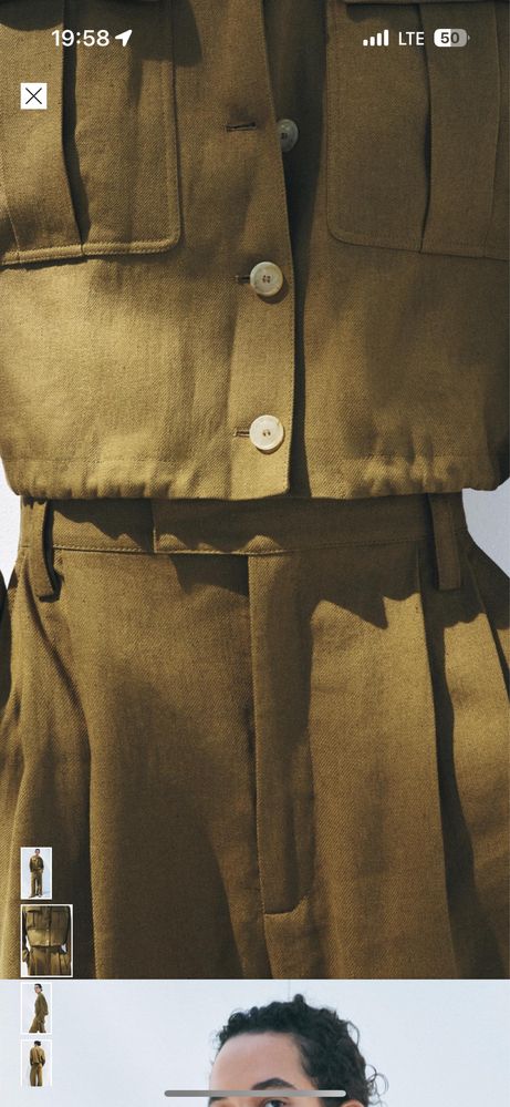 Лляні брюки zara