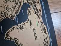 Mapa zdrapywanka do zdrapywania
