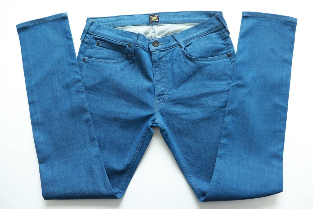 LEE LUKE W32 L32 męskie spodnie jeansy slim tapered fit nowe