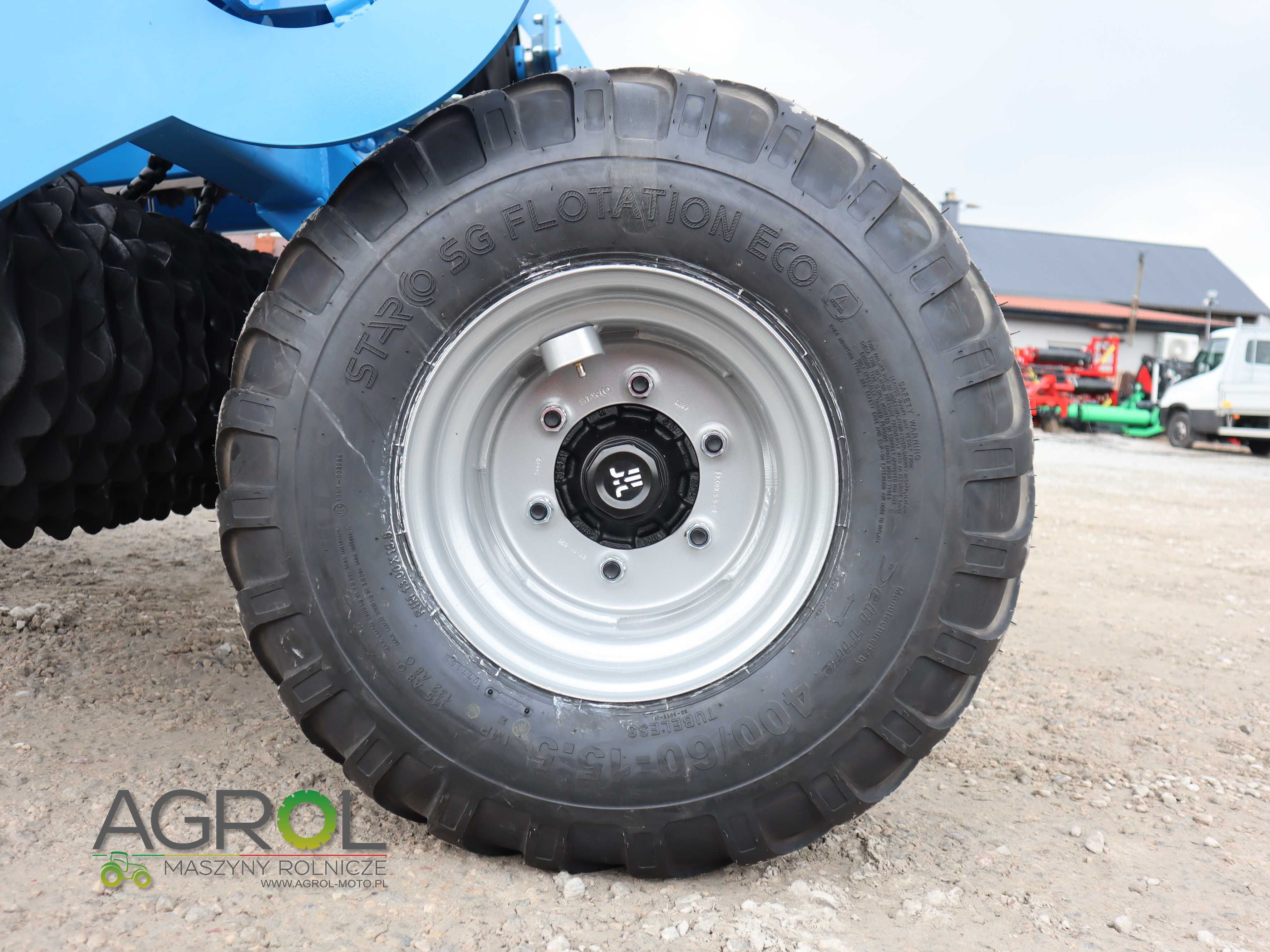 Wał posiewny; uprawowy TRIO 3,0m; 3,4m fi500 Agro-Factory cambridge 6m