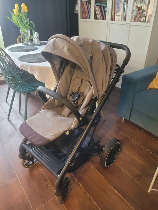 Cybex balios s lux Soho grey wózek 2 w 1 gondola spacerówka dodatki