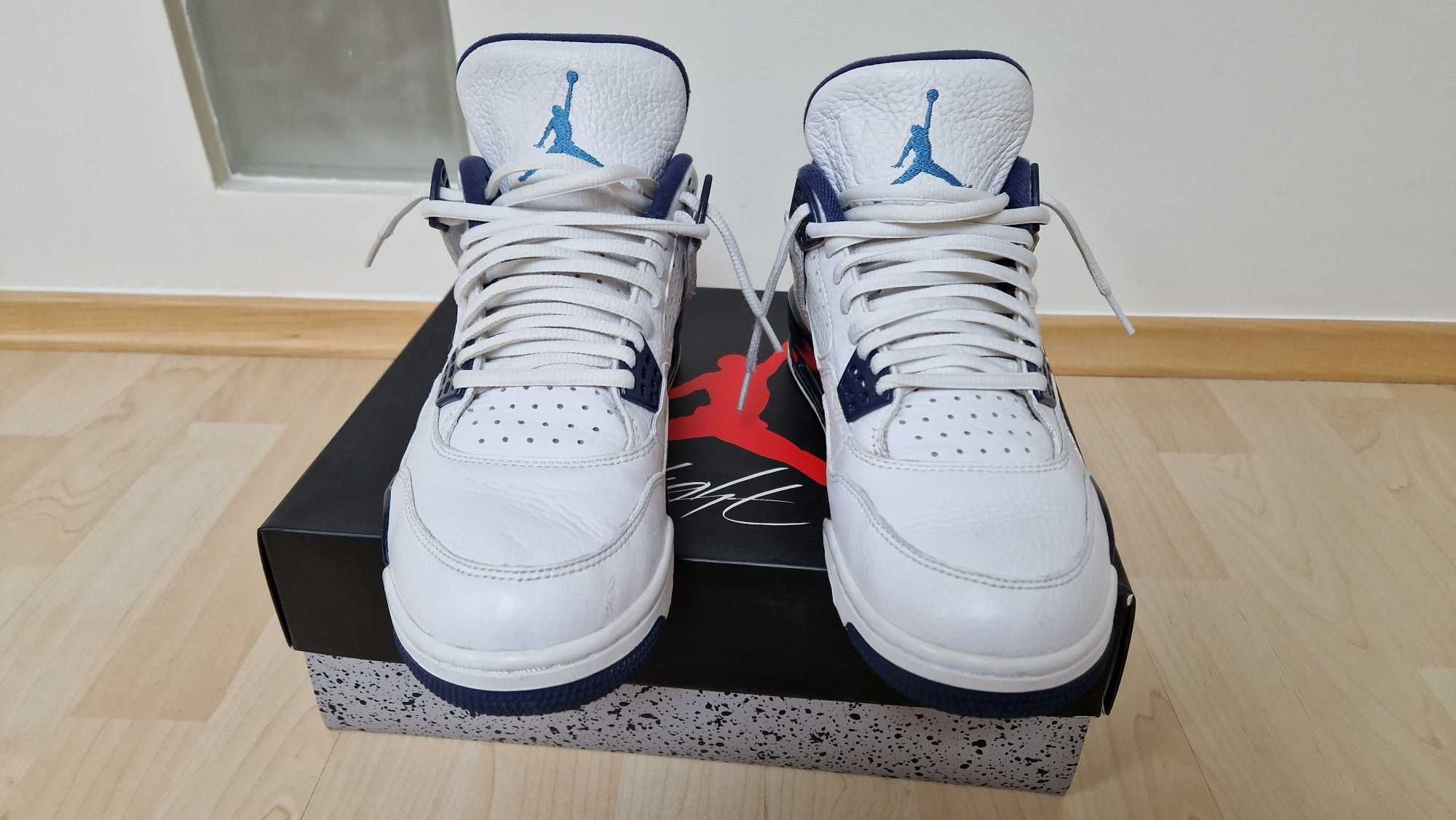 Nike Air Jordan Retro 4 LS Columbia Navy 42,5 EUR = 9 US 9US