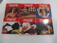 12 bases copos da coca cola vintage