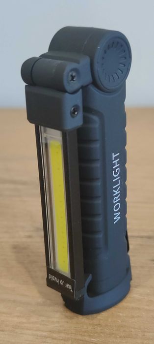 Lampka COB LED Latarka Składana USB Magnes do Warsztatu Garażu Namiotu