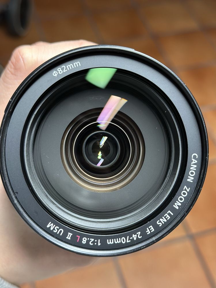CANON EF 24-70mm f/2.8L II USM (com adaptador EF-EOS R)