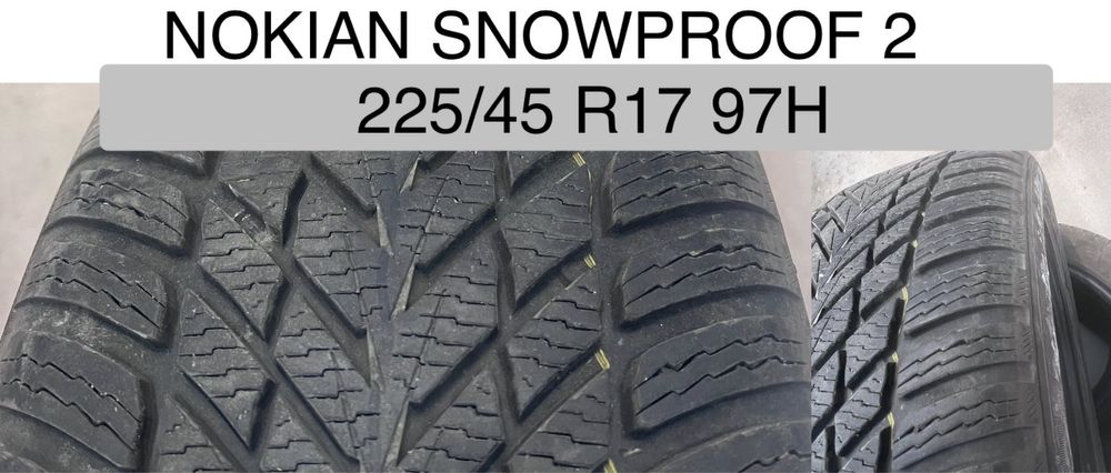 Opony zimowe Nokian Snowproof 2 - stan bdb
