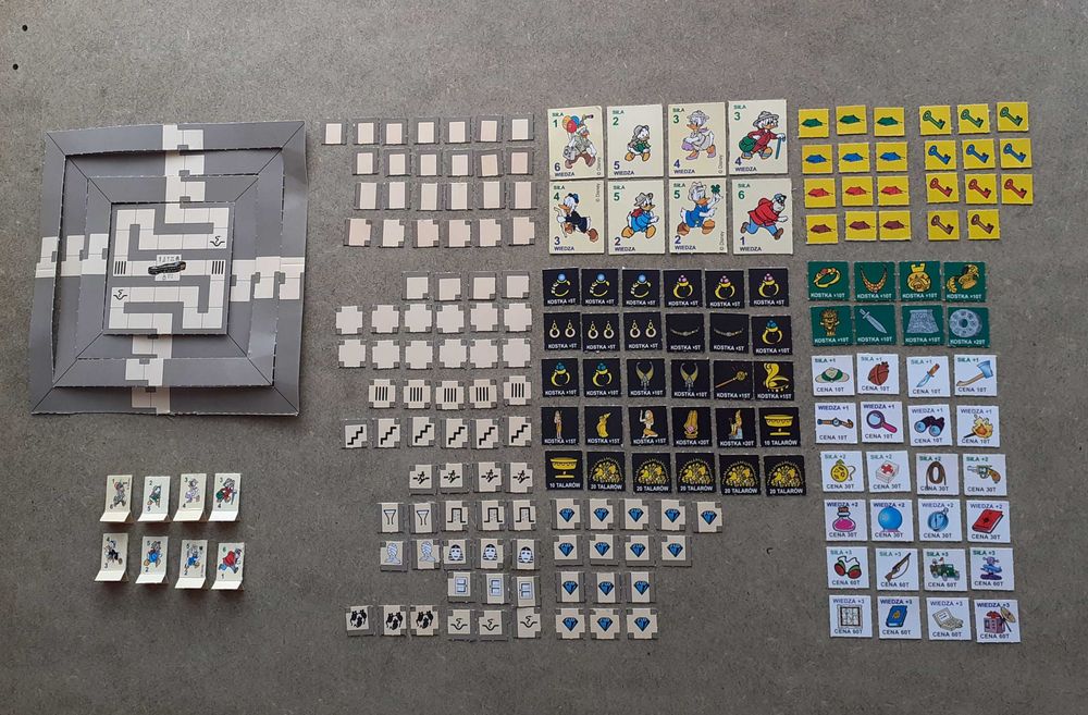 Kaczor Donald zestaw komiksy dodatek dodatki gry Przygoda podróże 1997