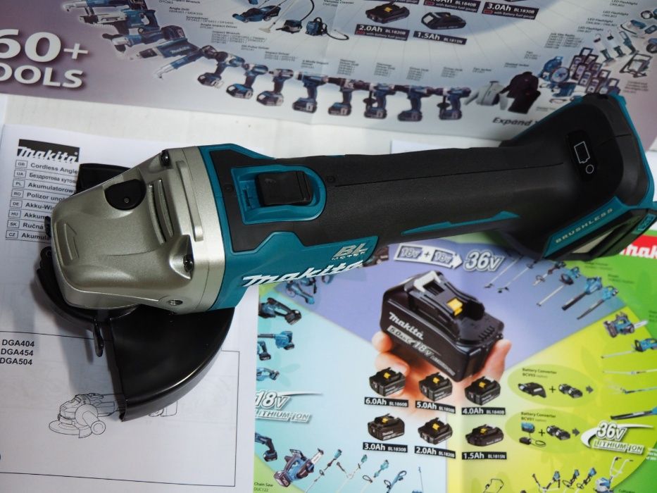 MAKITA DGA 506 szlifierka aku akumulatorowa 18v Dga 504,513,517