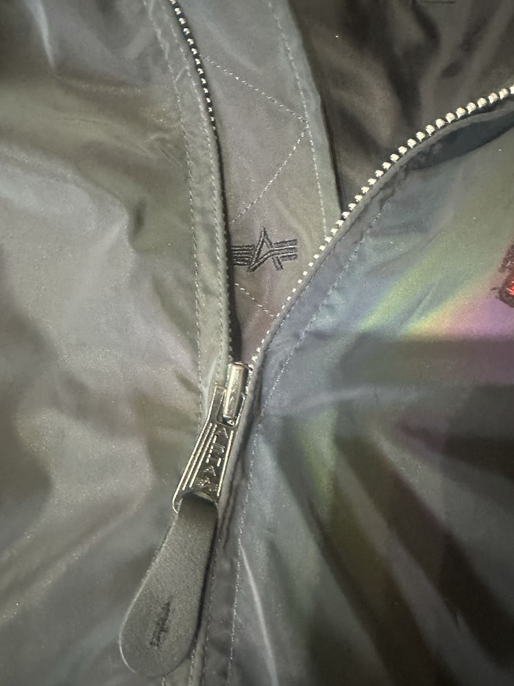 Alpha Industries MA-1 LW HD Rainbow Reflective Jacket