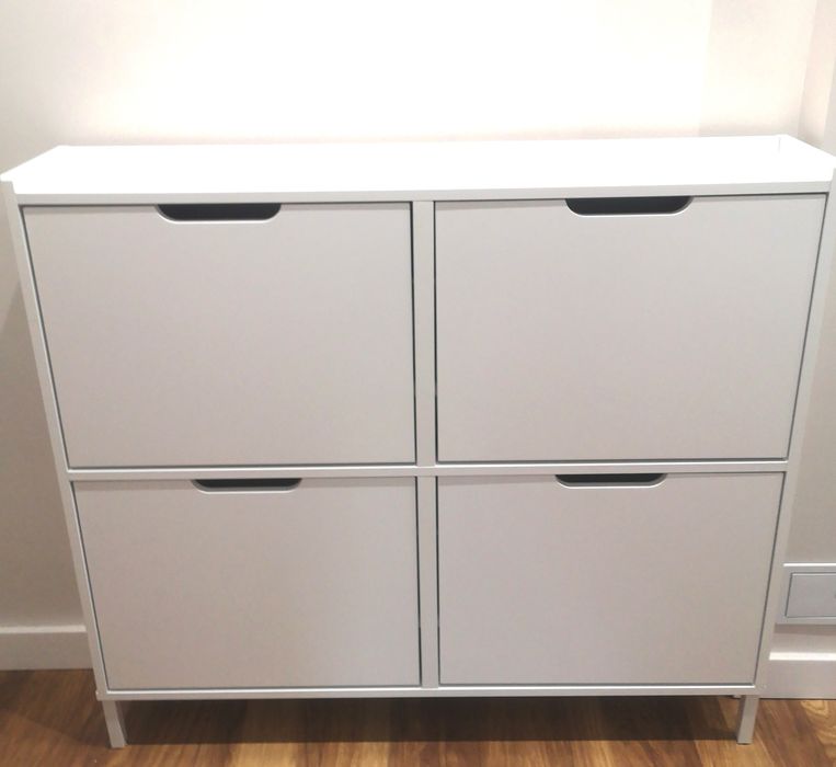 Szafka na buty biała 100cm