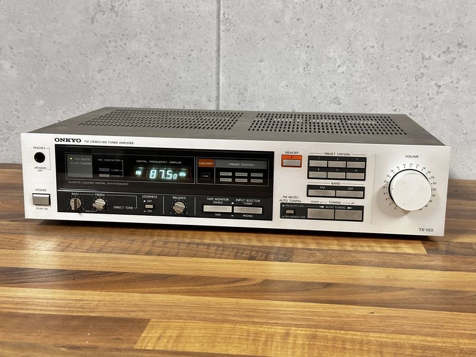 Onkyo TX-100 - amplituner Vintage Lata 80-te