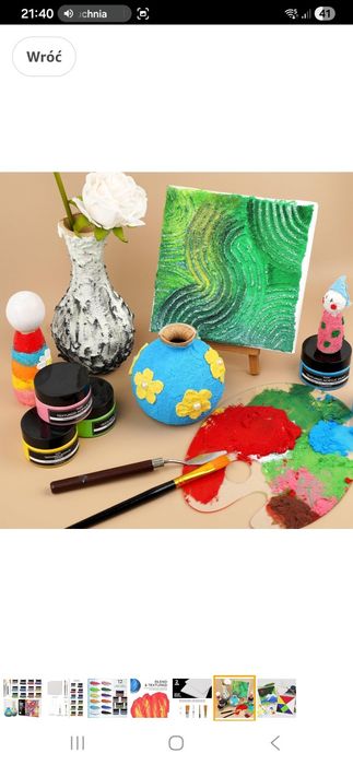 Zestaw farb teksturowych