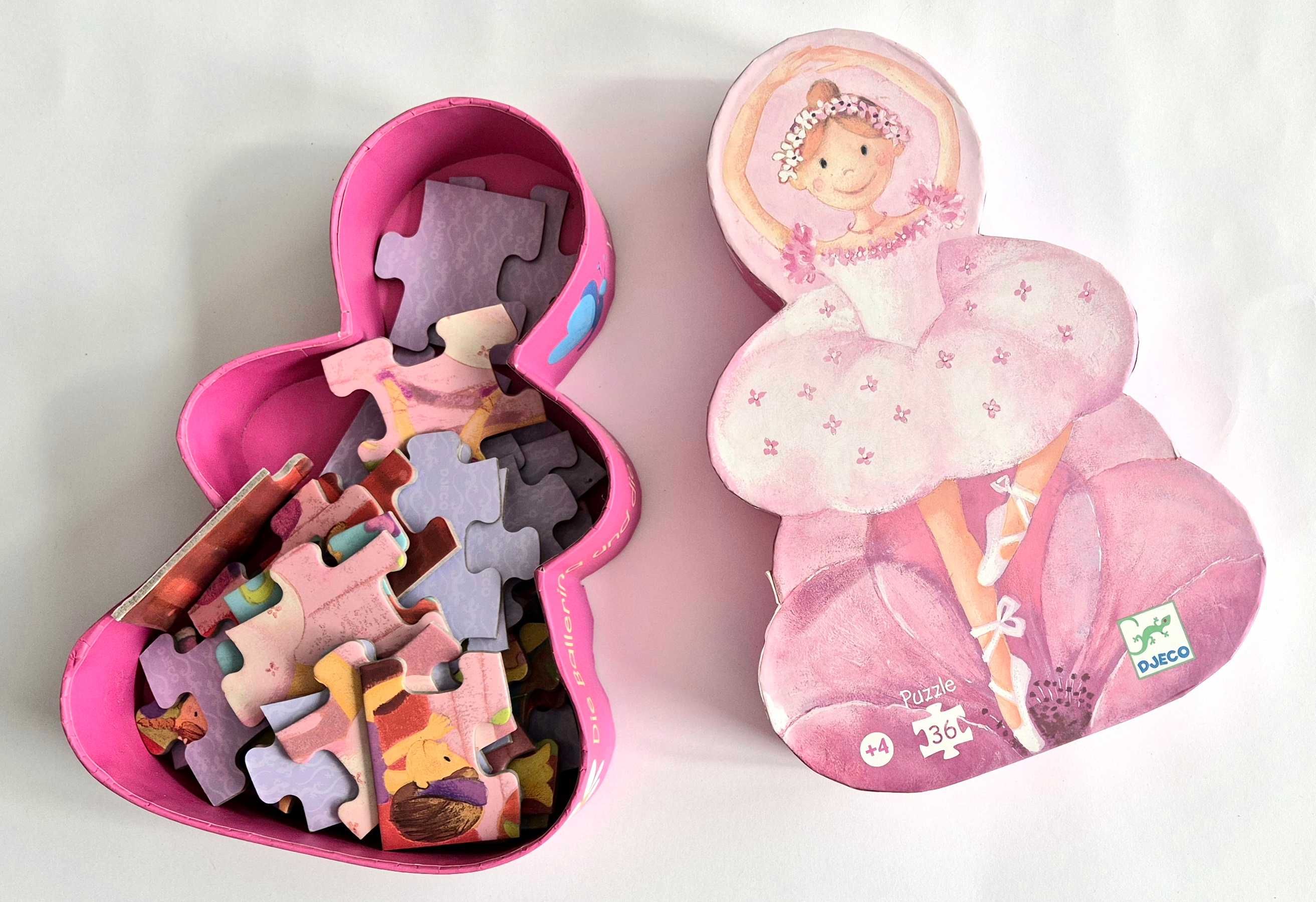 DJECO, Puzzle dla dziewczynki, Baletnica z kwiatem