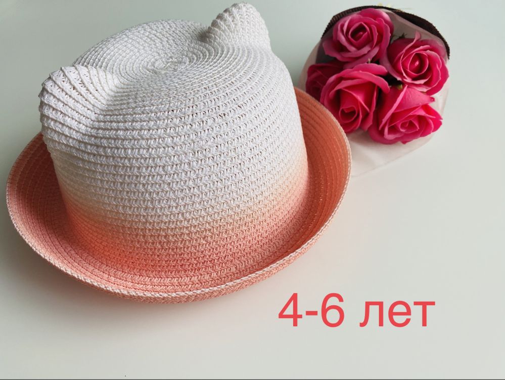 Панамка Н&М, hm панамка на завязках на 6; 9; 12, 18мес.; 1-2; 2-4; 4-8