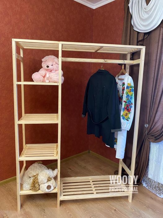 Вішалка Вешалка Стойка напольная для одежды Открытый гардероб