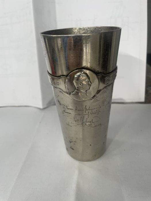 Антикварний військовий кубок  часів першоі світоврі війни