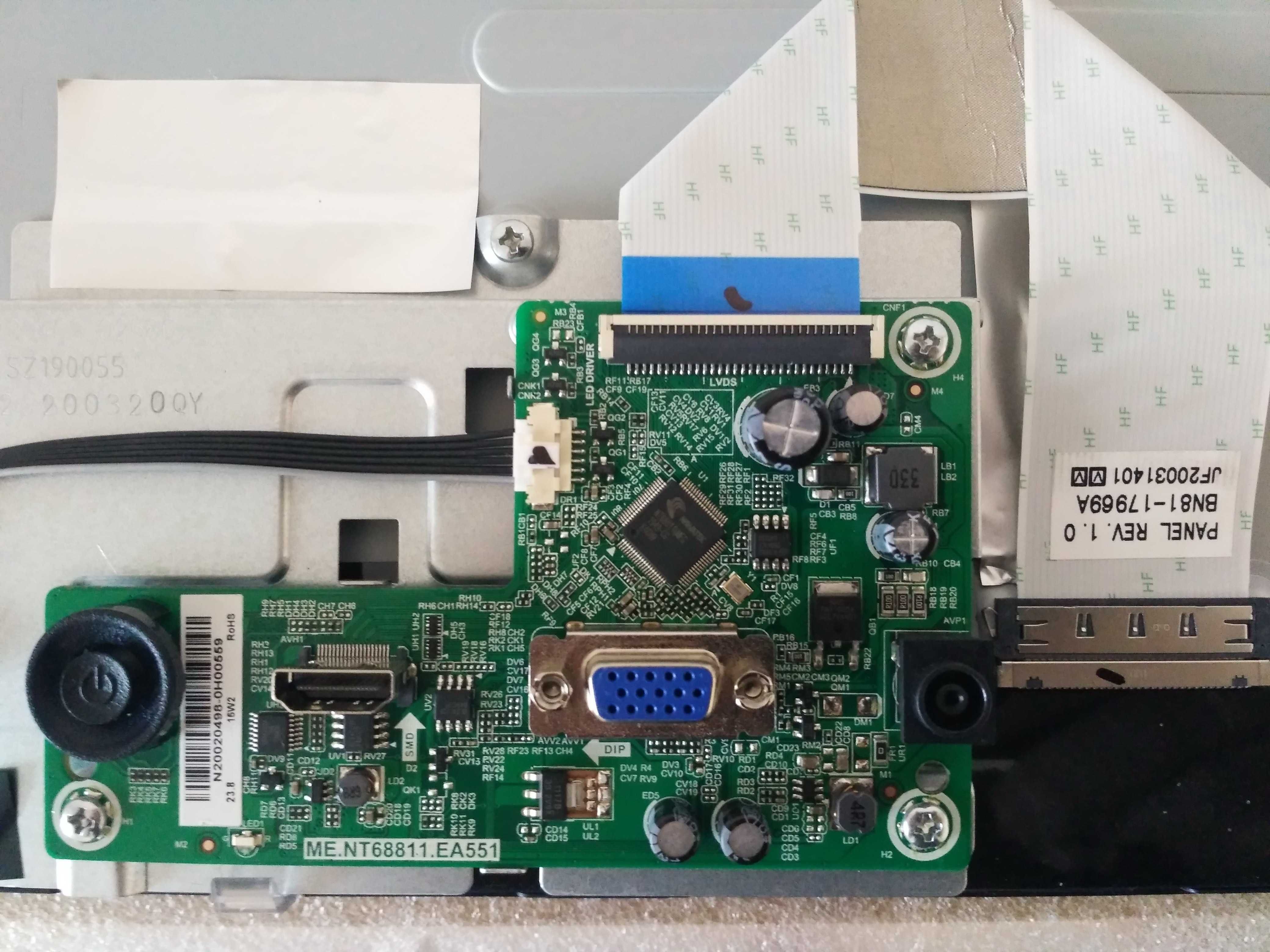 Mонитор Samsung S24R358FHI (LS24R350FHIXCI) разборка