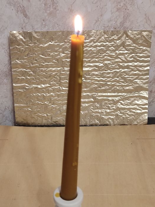 Свечи из натурального пчелиного воска. Подсвечник в подарок ).
