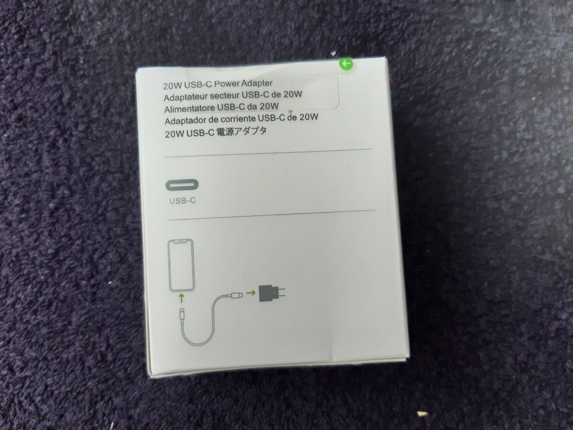 Zasilacz USB-C 20W Power Adapter do iPhone NOWY Kostka USB-C 20W