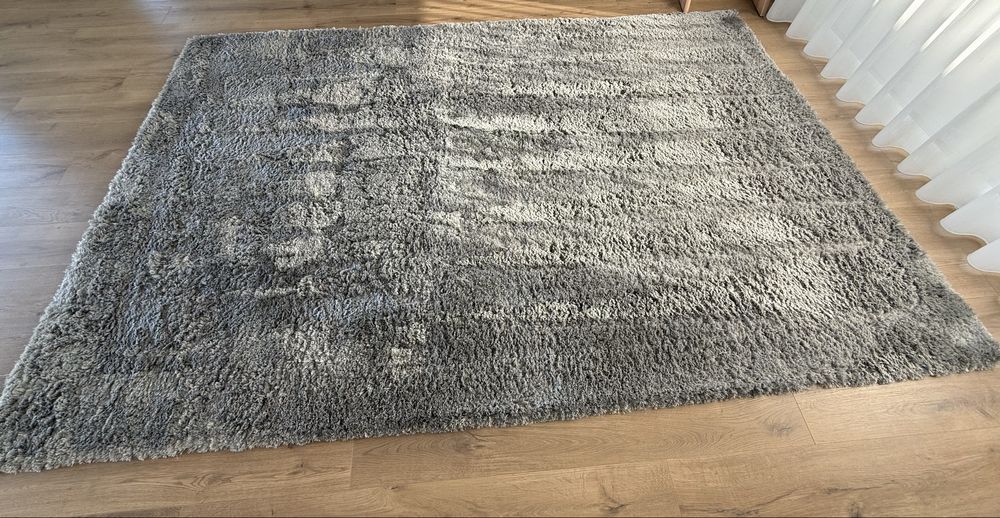 Tapete de Pelo cinzento